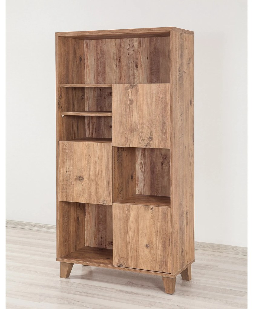 Estante Marina – Pinho Atlântico – 80x155x36 cm