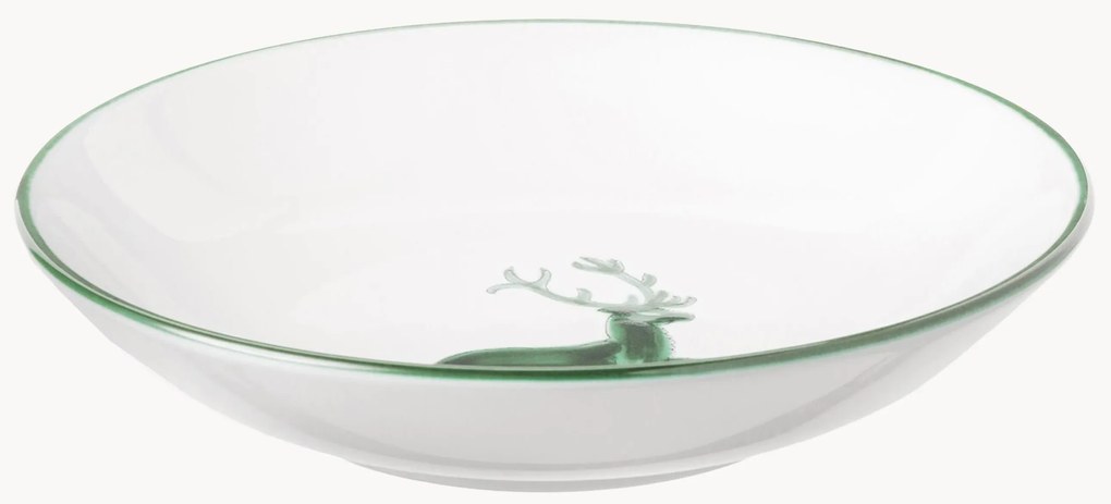 Prato de sopa artesanal Cup Grüner Hirsch