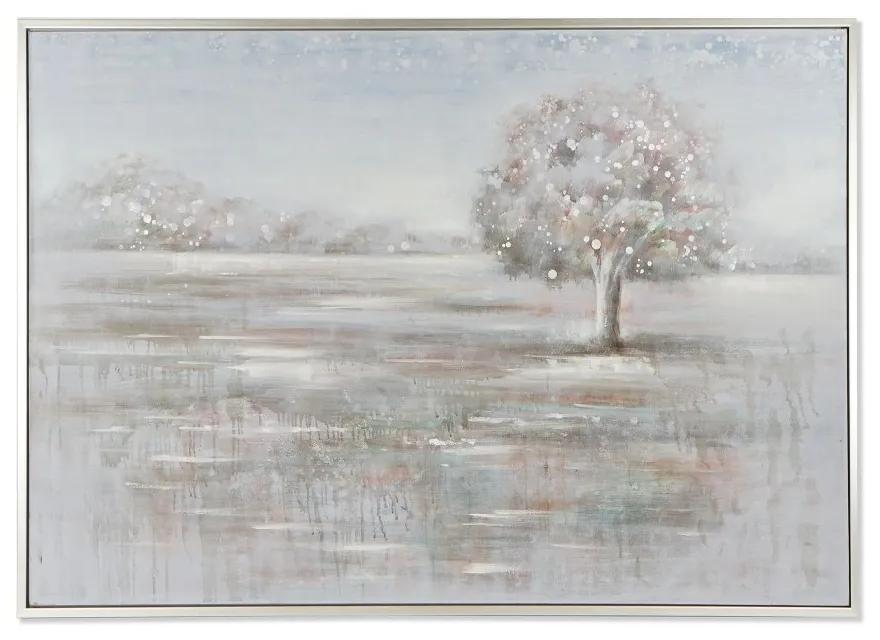 Pintura Dkd Home Decor Poliestireno Tela Árvore (156 X 3.8 X 106 cm)