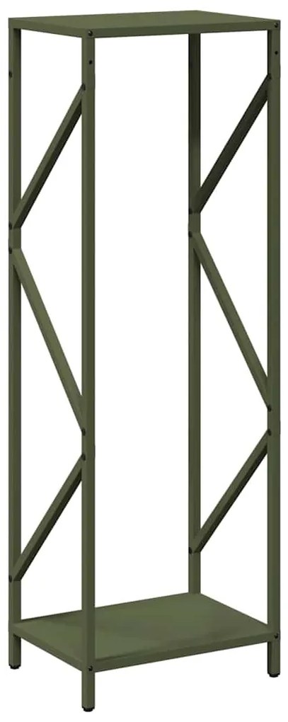 Suporte para lenha aço laminado a frio verde azeitona