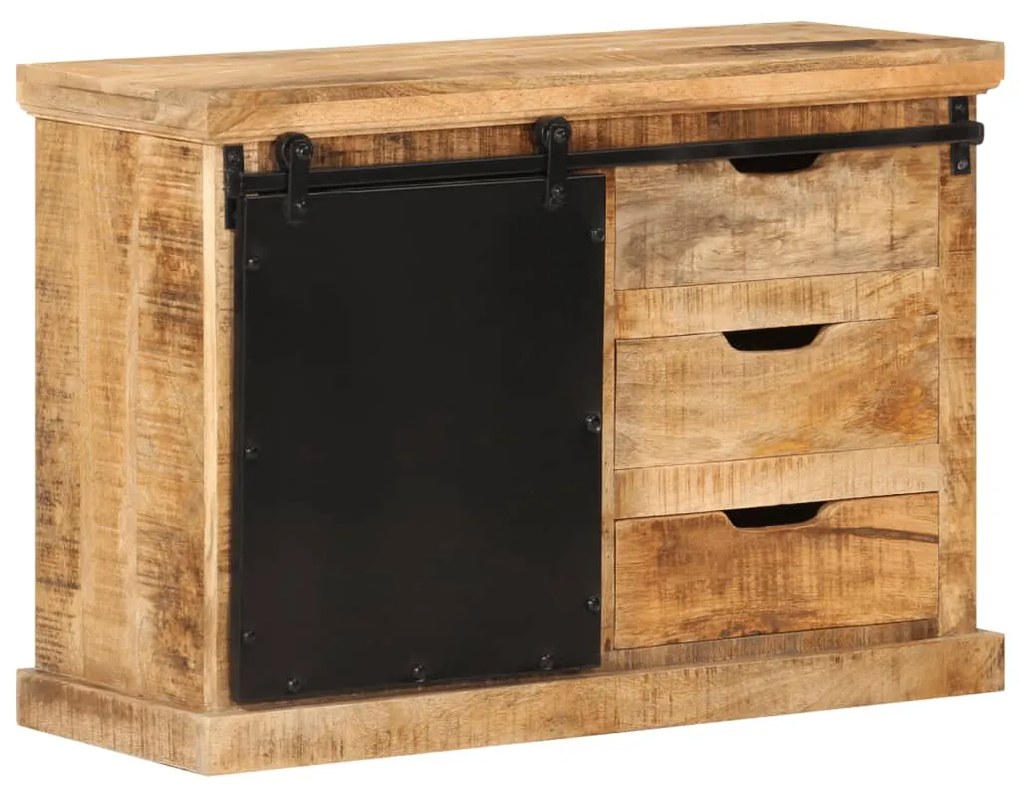 vidaXL Aparador 80x30x55 cm madeira de mangueira áspera maciça