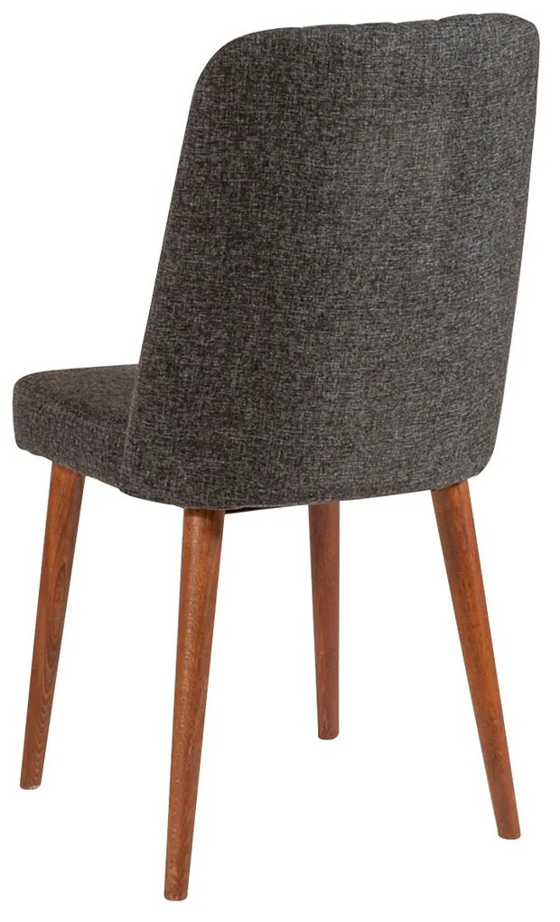 Conjunto de Mesa de Jantar Extensível Vina – Nogal e Antracite – 130x7