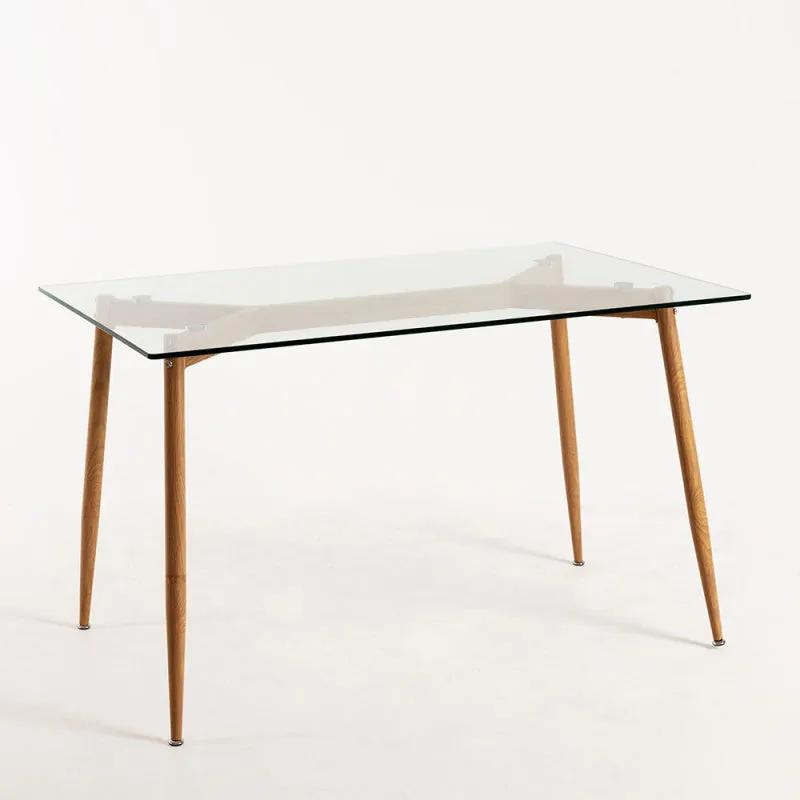 Mesa de Jantar Keiwi - 120 x 80 cm - Design Nórdico