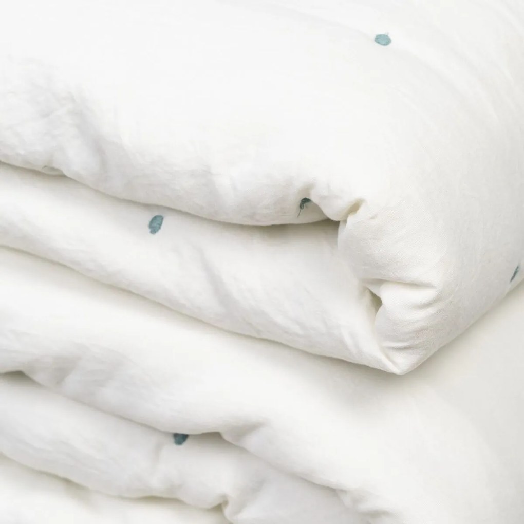 Colcha Azul Creme 180 x 260 cm