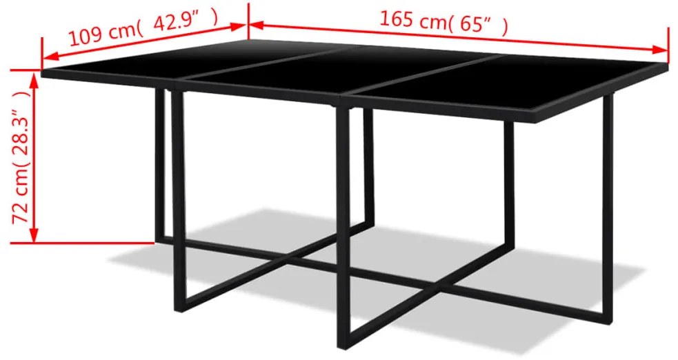 Conjunto de Refeição para Exterior - 10 Cadeiras e 1 Mesa