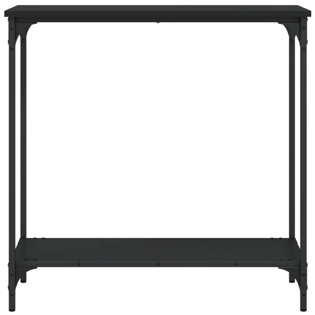Mesa consola 75x30,5x75 cm derivados de madeira preto