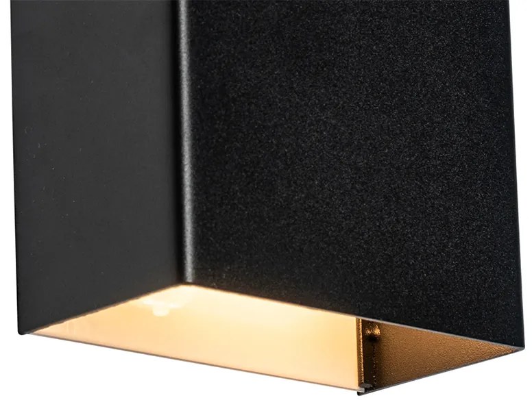 Candeeiro de parede moderno preto - Otan S