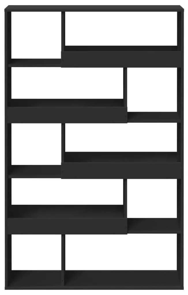 Estante 100x33x156,5 cm derivados de madeira preto