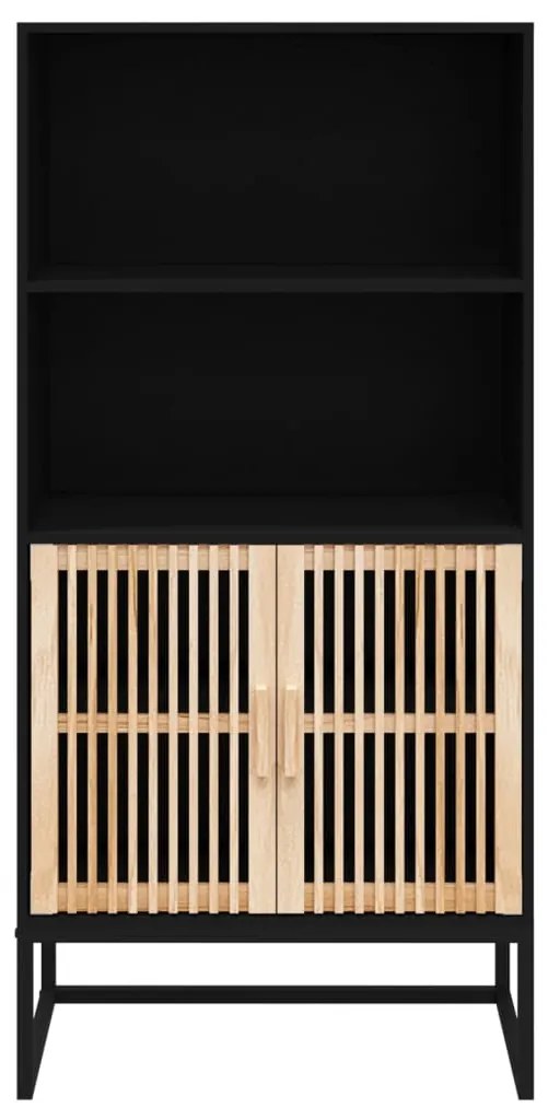 Aparador alto 60x35x125 derivados de madeira preto