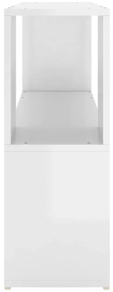 Estante 100x24x63 cm derivados de madeira branco brilhante