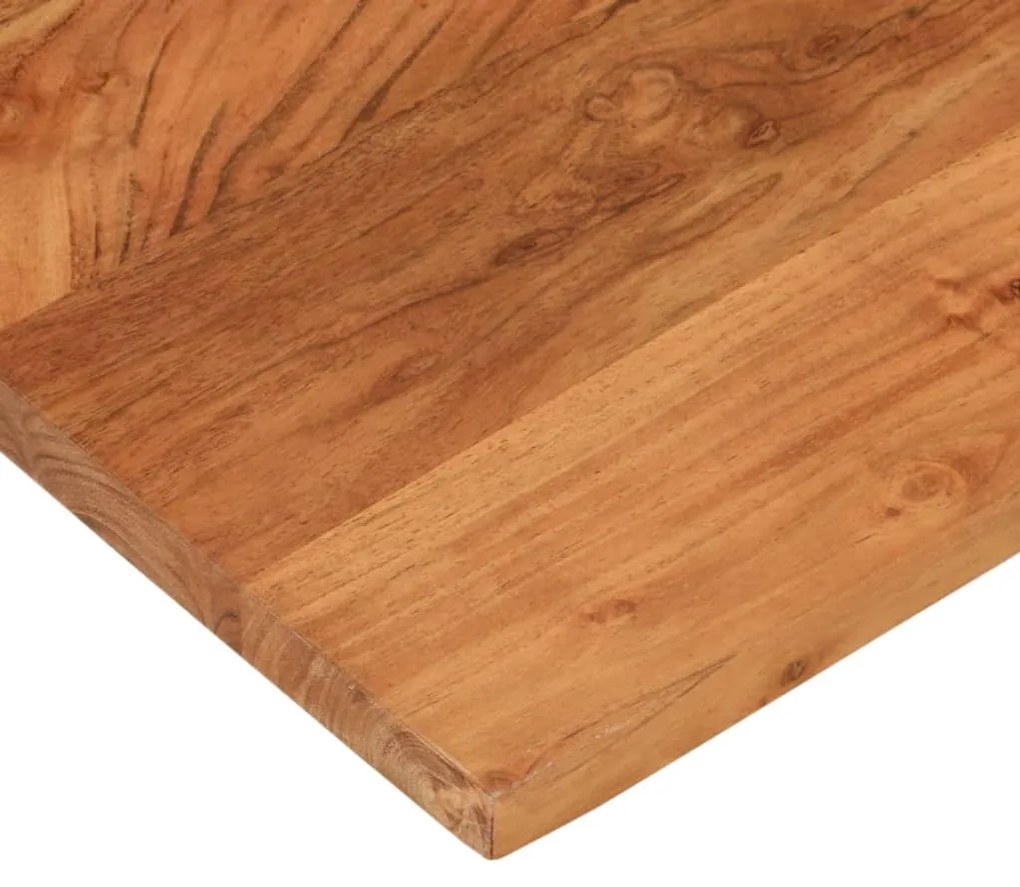 Tampo de mesa quadrado 70x70x2,5 cm madeira de acácia maciça