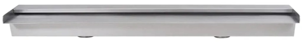 Fonte para piscina retangular 90 cm aço inoxidável