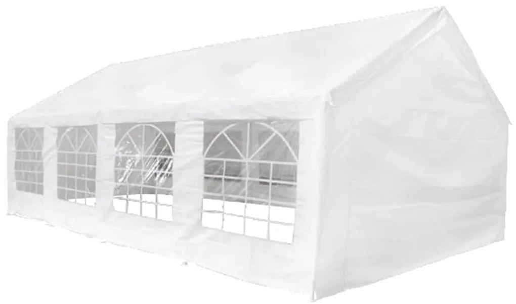 vidaXL Tenda para festas 8 x 4 m branco