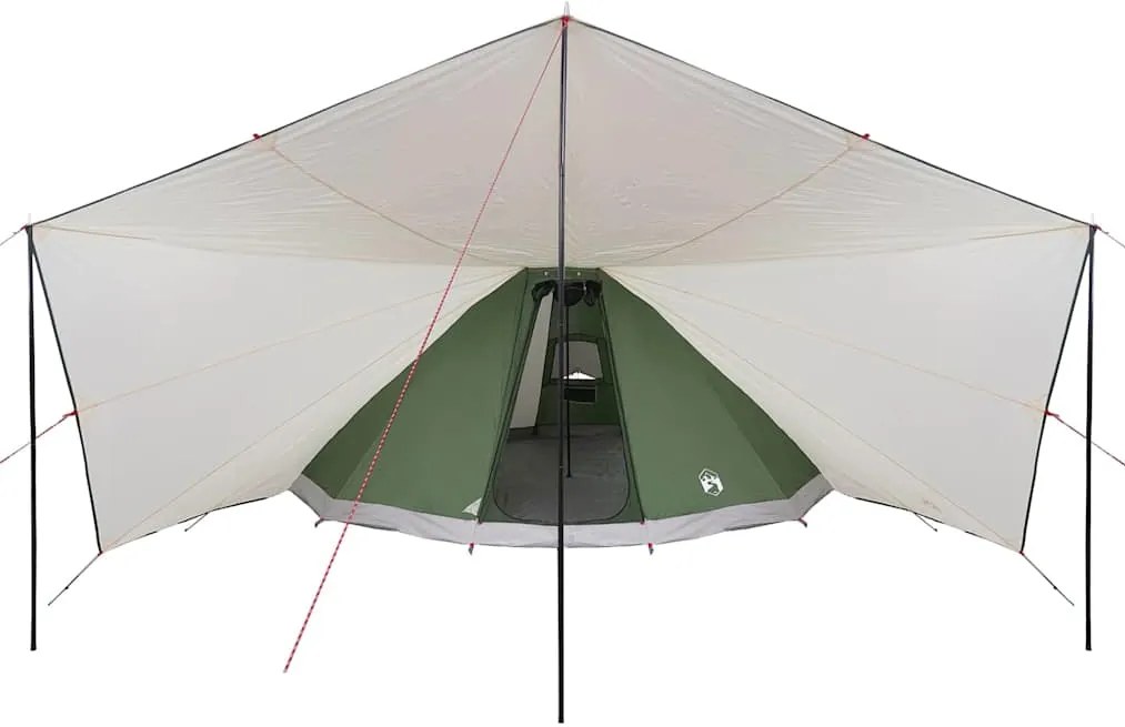 Tenda Tipi Verde para 12 Pessoas Impermeável