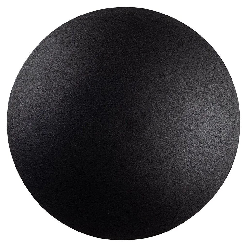 Candeeiro de Parede Yosma - Preto e Cobre - 25x25x16cm