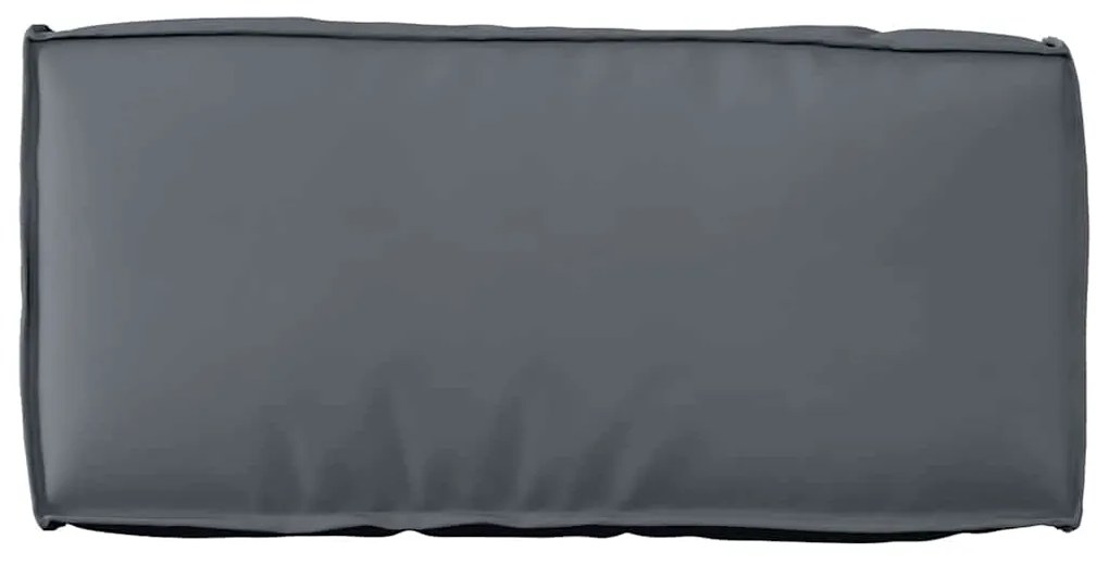 Almofada de Palete pro Encosto Antracite 80x40x12 cm, Tecido Oxford