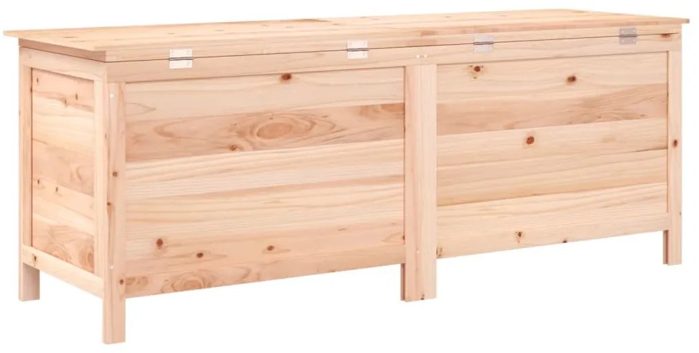 Caixa de arrumação para jardim 150x50x56,5 cm abeto maciço