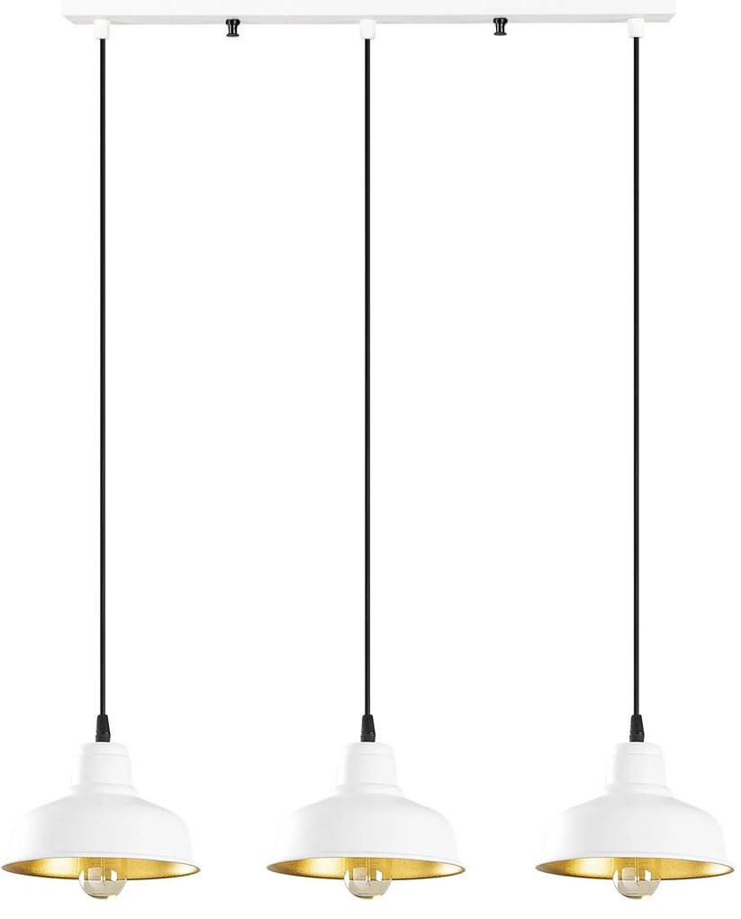 Candeeiro de Teto Berceste – Branco – 59 x 19 cm