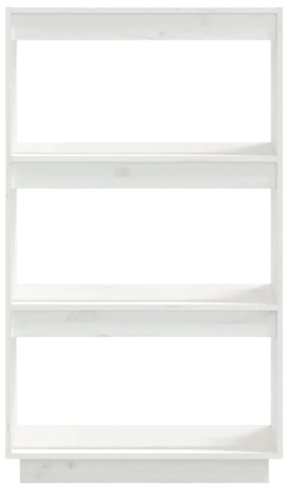 Estante/divisória 60x35x103 cm pinho maciço branco