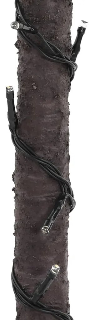 Palmeira c/ 192 luzes LED 300 cm branco quente