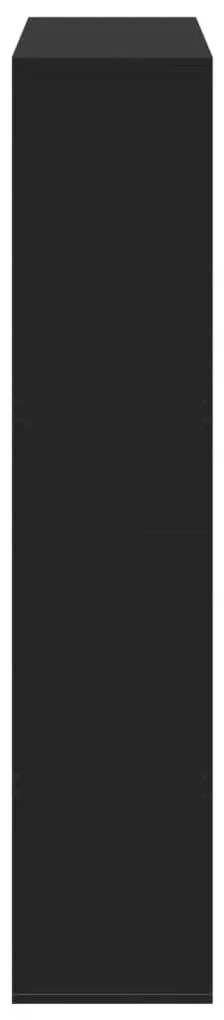Estante 100x33x156,5 cm derivados de madeira preto