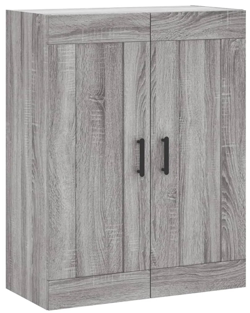 Armário alto 69,5x34x180 cm derivados de madeira sonoma cinza