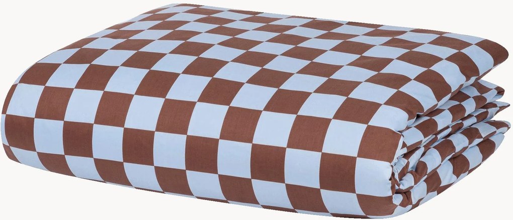 Capa de edredão em cetim de algodão Plu