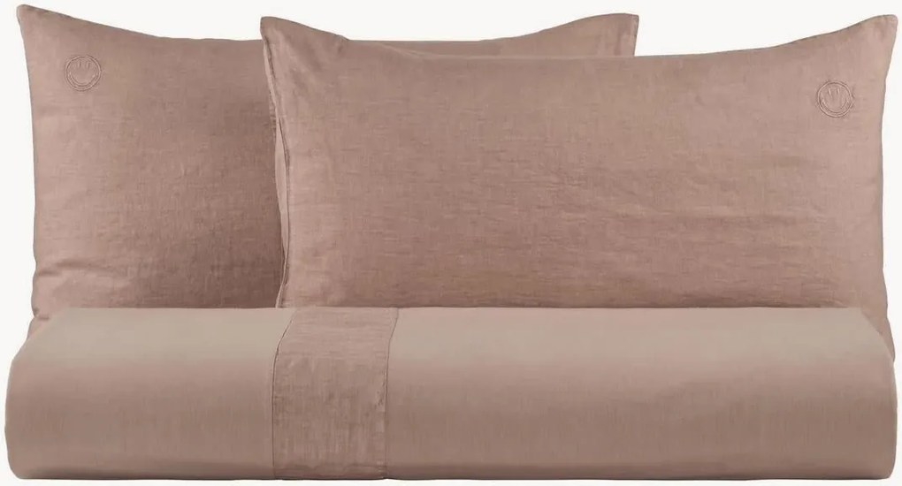 Conjunto de roupa de cama em algodão Smiley Face