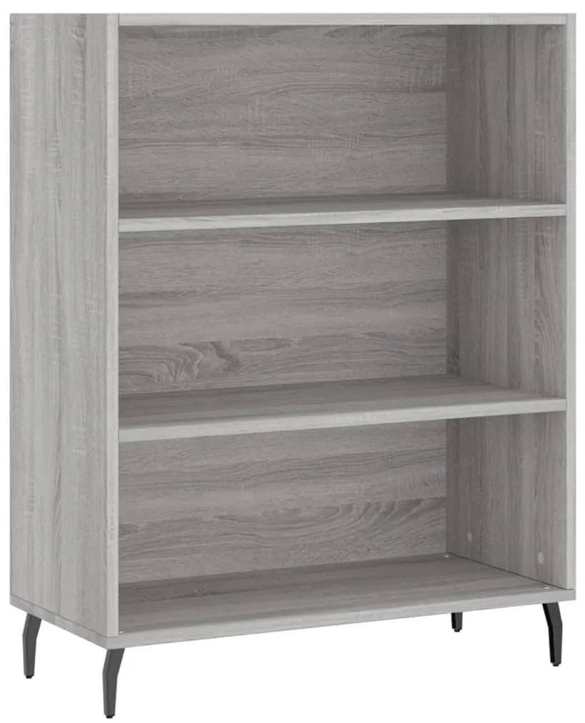 Armário alto 69,5x34x180 cm derivados de madeira sonoma cinza