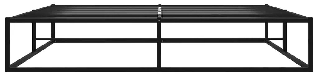 Estrutura de cama 180x200 cm metal preto