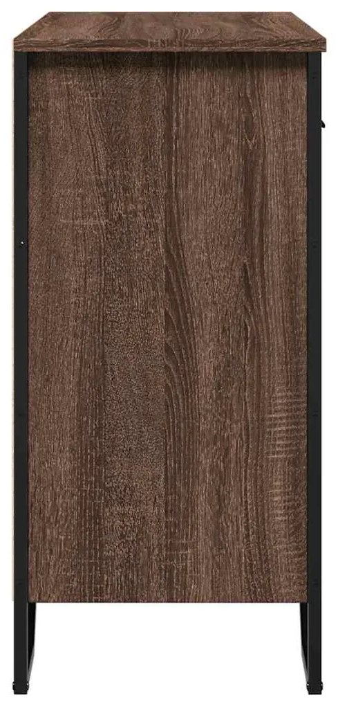 Aparador 79,5x35,5x74,5 cm derivados madeira carvalho castanho