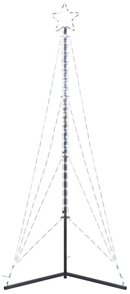 LED Árvore de Natal 483 LEDs Branco Frio 240 cm