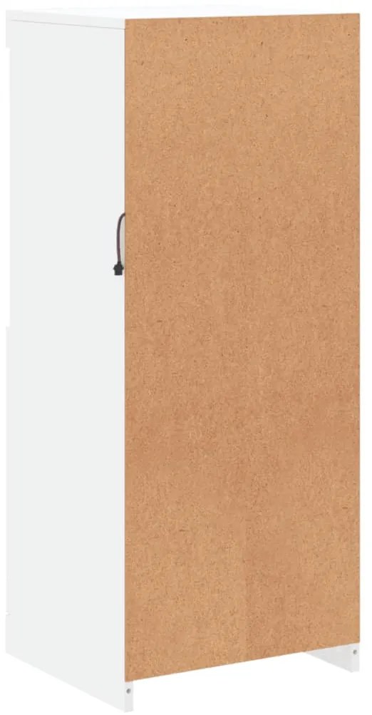 Aparador com luzes LED 41x37x100 cm branco