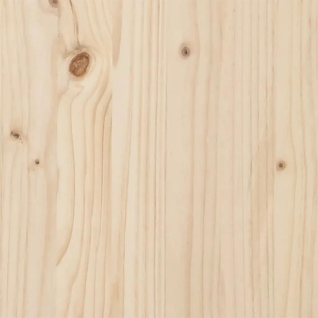Espreguiçadeira 199,5x62x55 cm madeira de pinho maciça