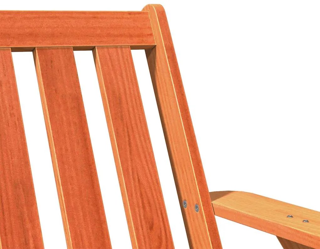 Cadeira jardim Adirondack 75x77x77cm pinho maciça castanho-mel