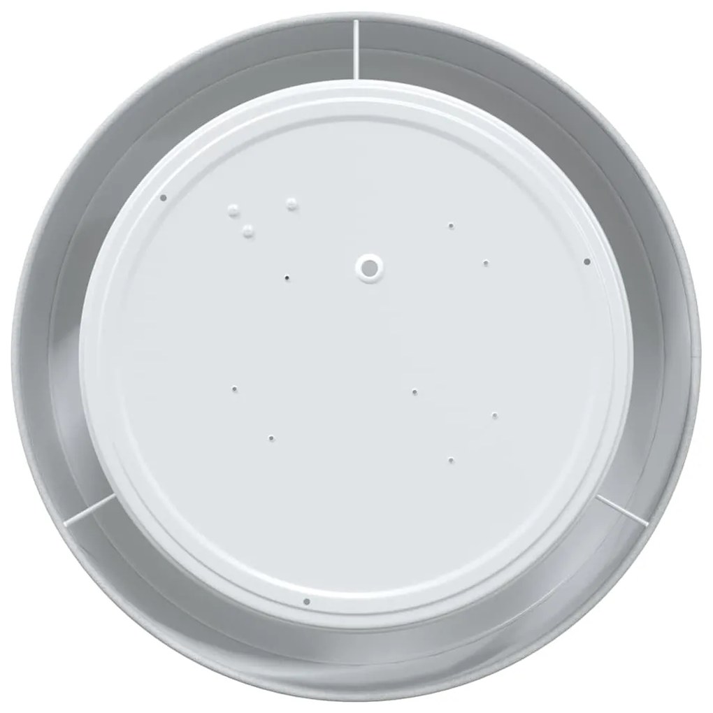 Luzes de Teto Montagem Embutida Cinza Ø 30 cm Tecido E27