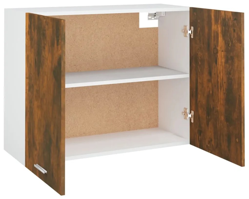 Armário suspenso “Lyon” 80x31x60 cm carvalho fumado