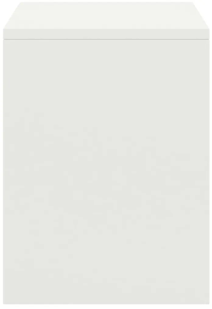 Mesas de cabeceira 2 pcs 35x30x40cm madeira pinho maciça branco
