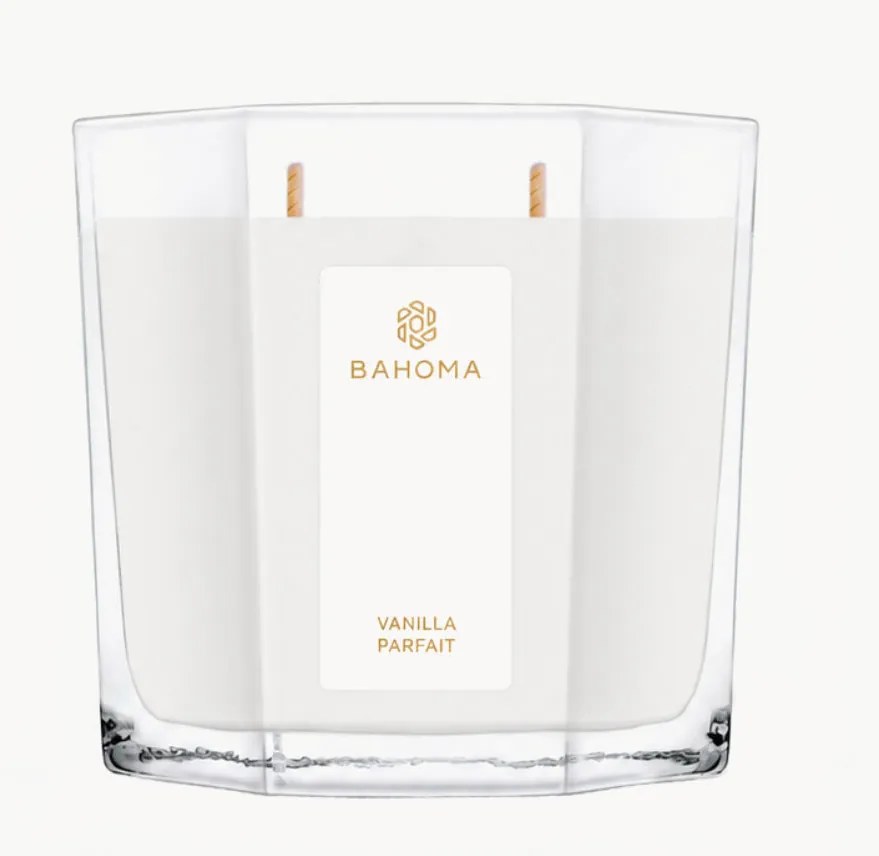 Vela perfumada Vanilla Parfait (baunilha, ameixa)
