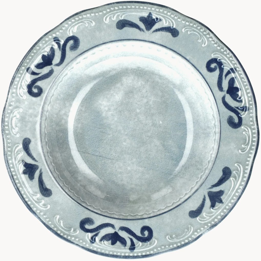 Pratos de sopa em porcelana Wienna, conjunto de 12
