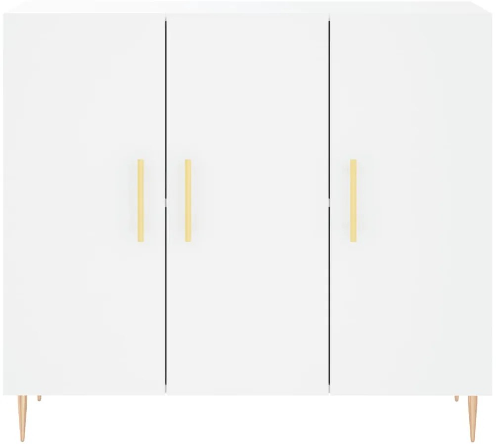 Aparador 90x34x80 cm derivados de madeira branco