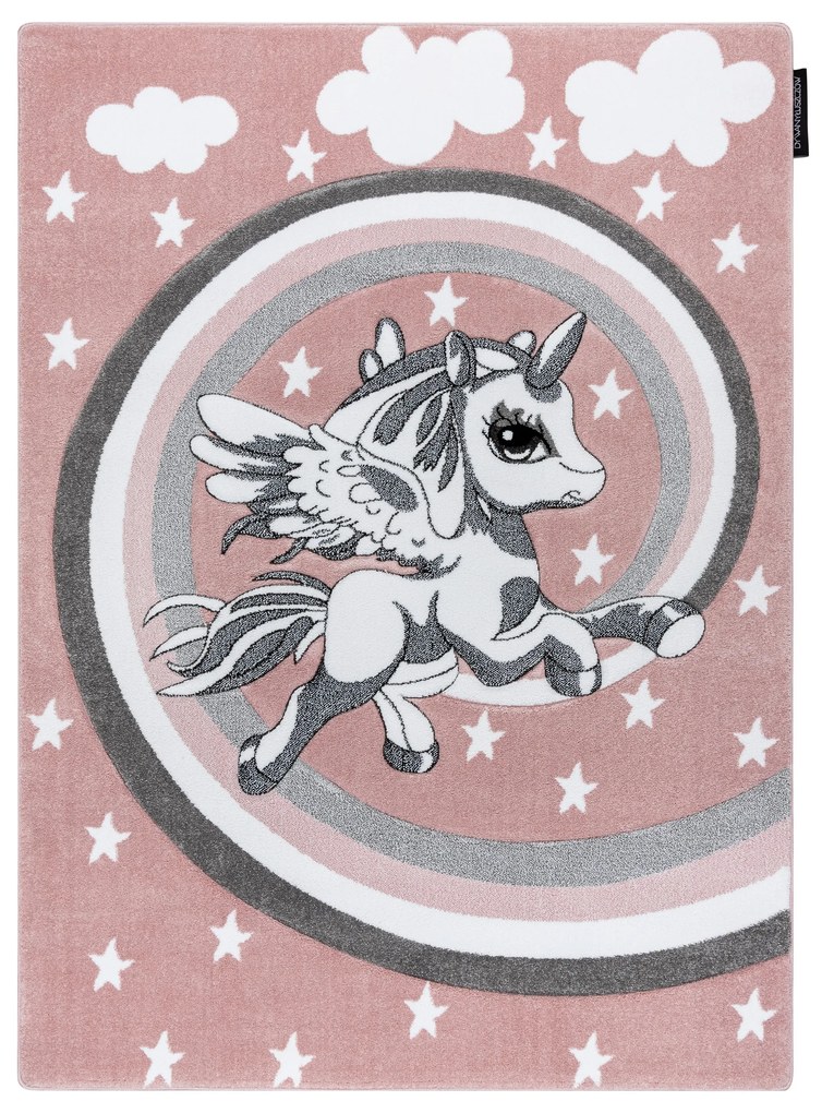 Tapete PETIT PONY PÓNEI CAVALINHO cor de rosa