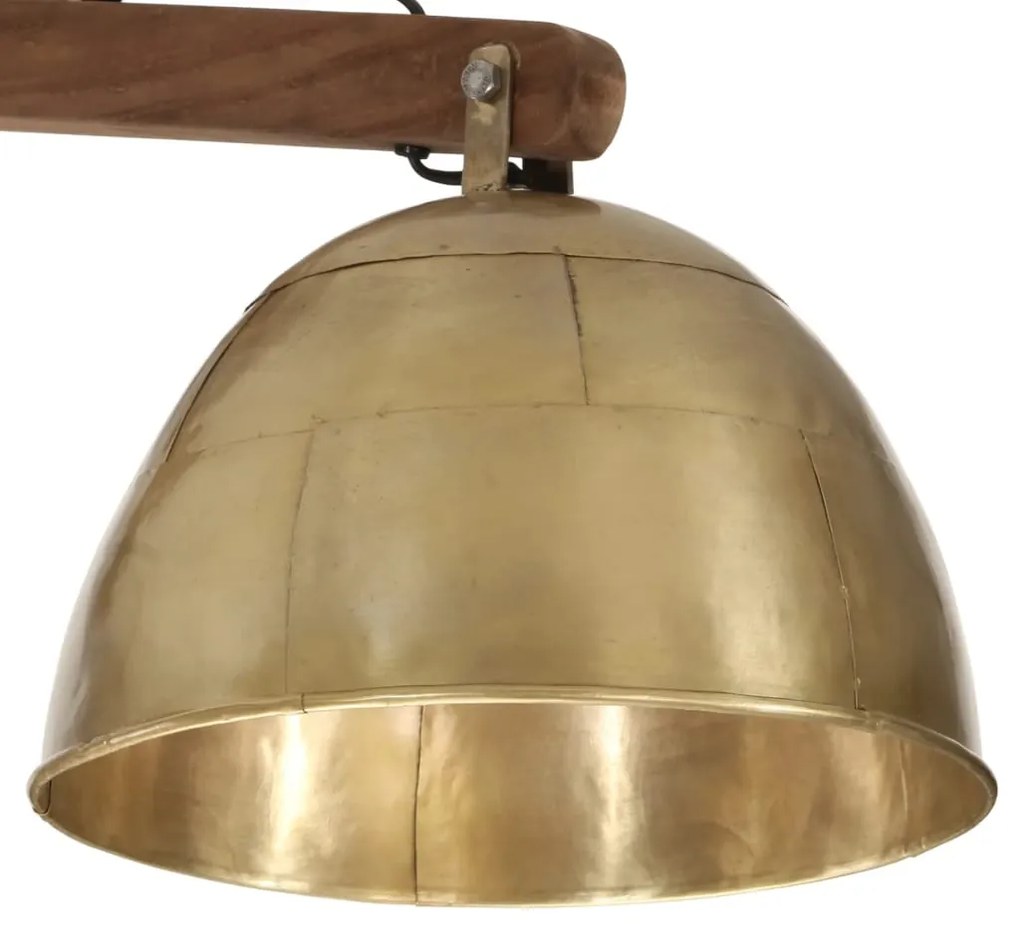 Candeeiro de teto 25 W 105x30x65-108 cm E27 bronze antigo
