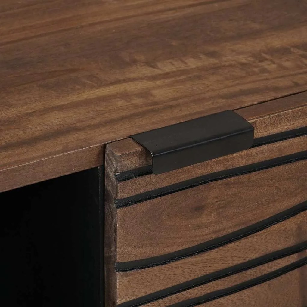 <strong>Buffet </strong> 80x33.5x75 cm em madeira de manga sólida