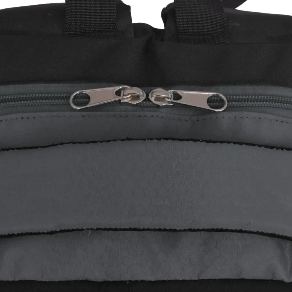 Mochila escolar 40 L preto e cinzento