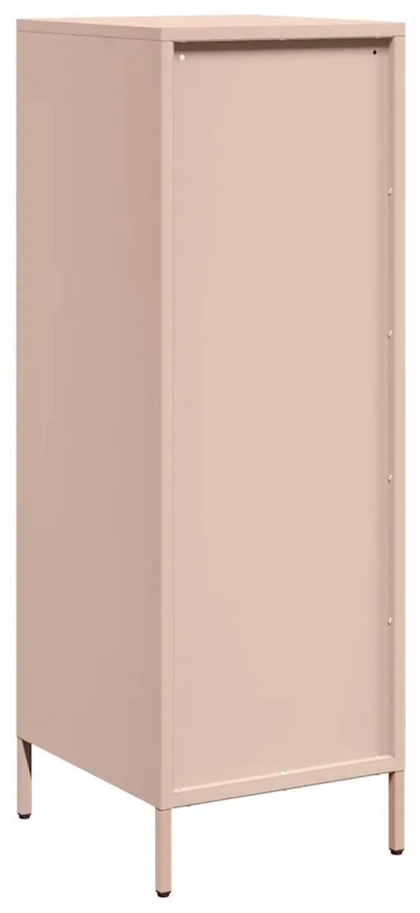 Aparador alto 39x35x103,5 cm aço rosa