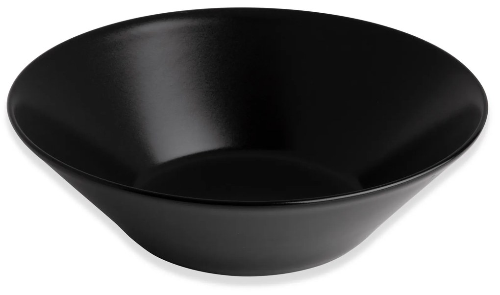 Saladeira Porcelana The Reserve Preto 24X8cm