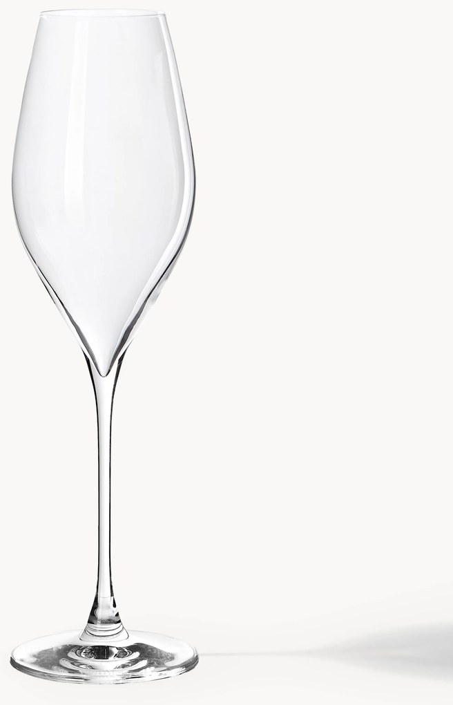 Copos de vinho tinto de cristal Silvio, conjunto de 4
