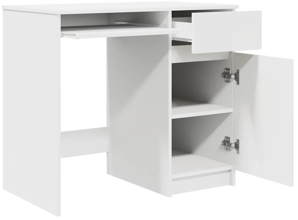 Secretária 86x49x76 cm derivados de madeira branco