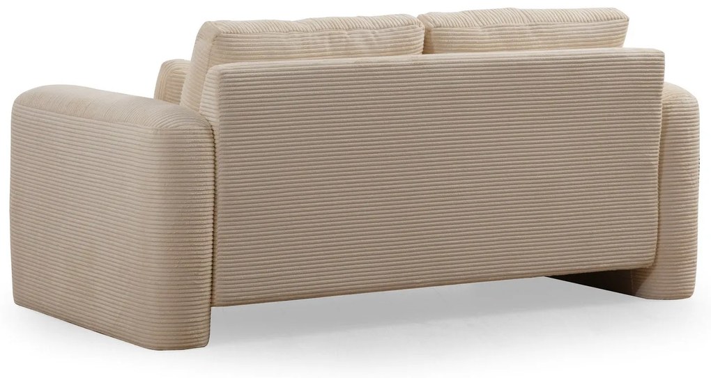 Sofá de 2 Lugares Lily – Bege – 180x97x73 cm